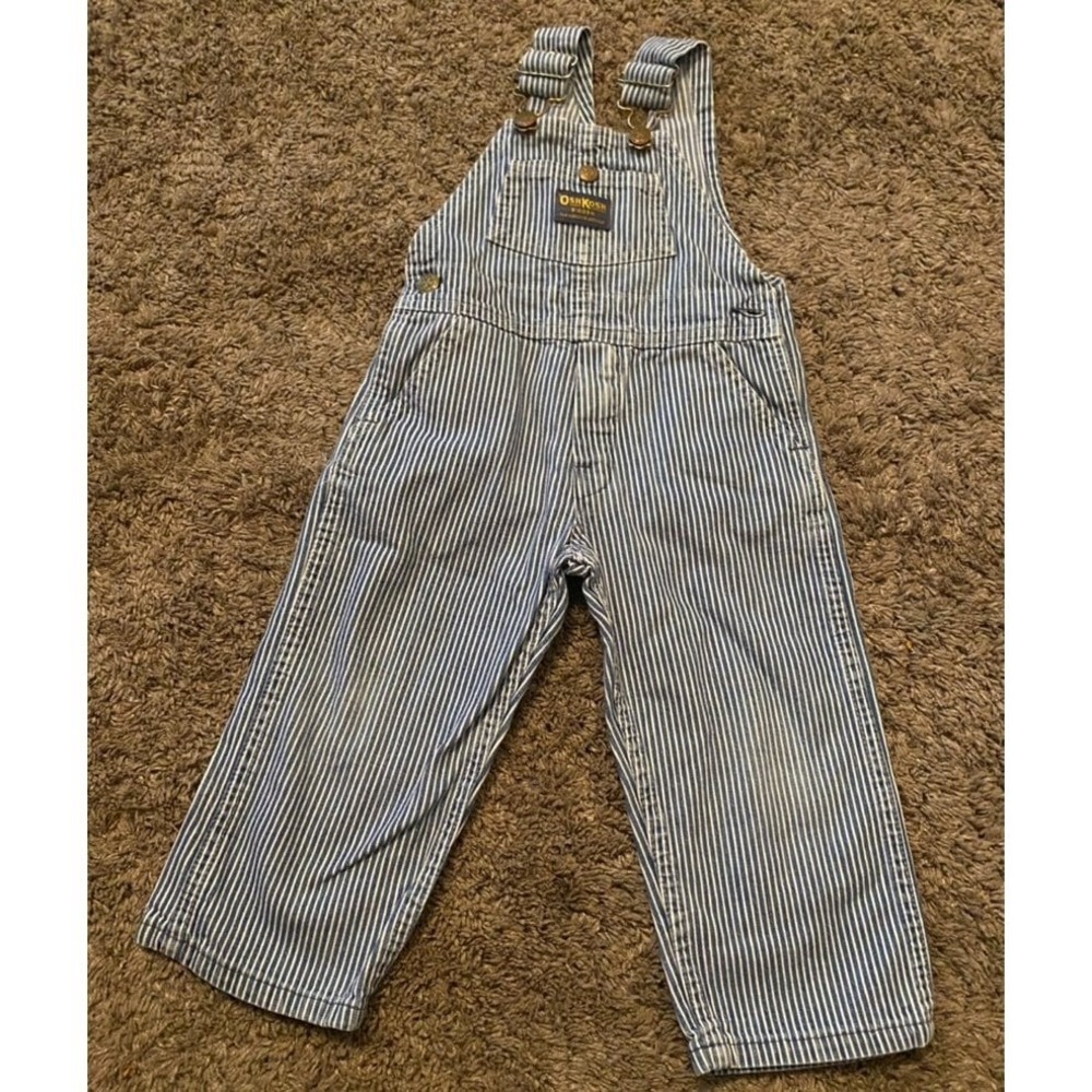 Vtg oshkosh vestback overhalls 3 toddler‎